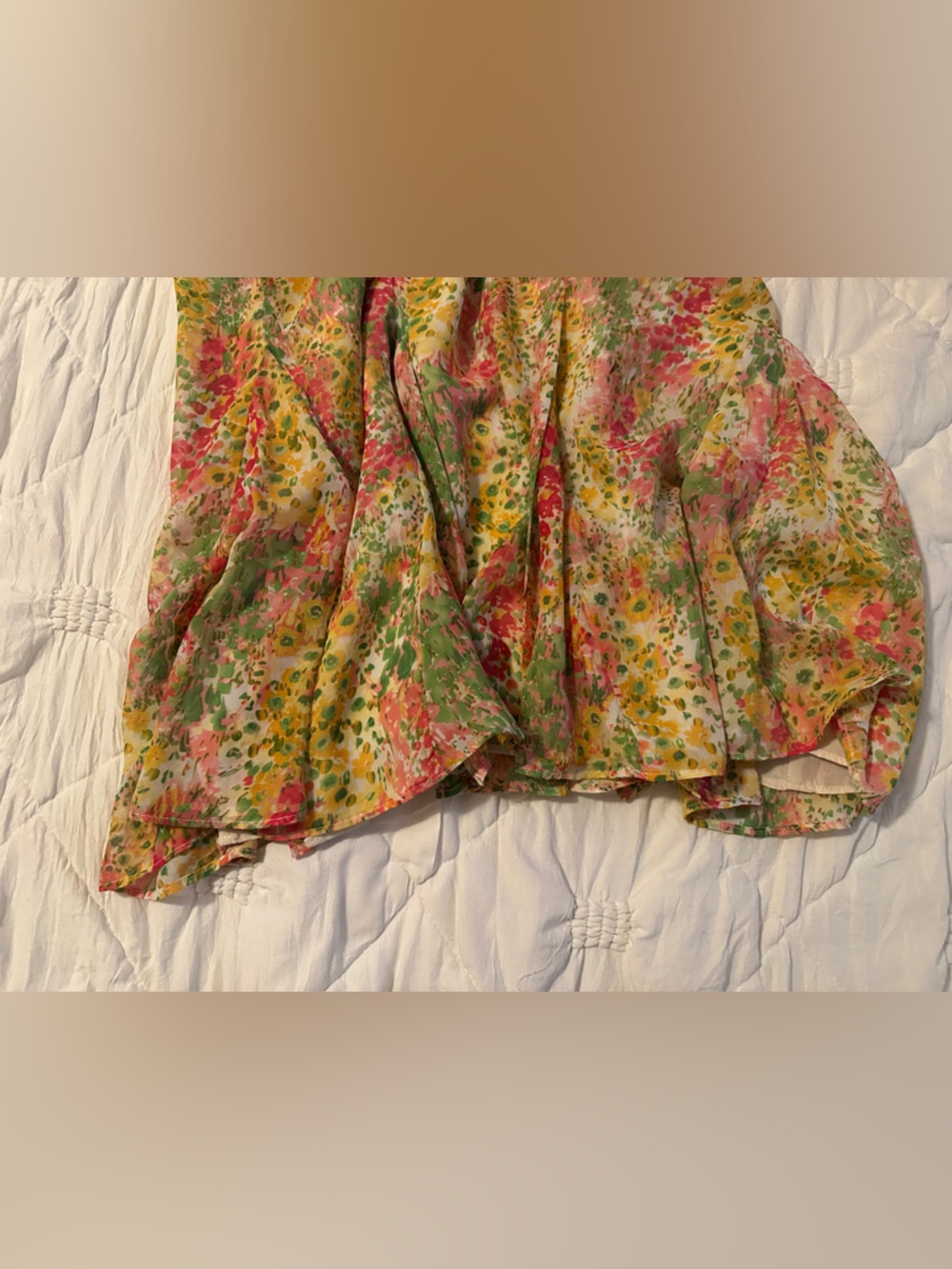Danny & Nicole Floral Maxi Dress in Yellow, Pink & Green